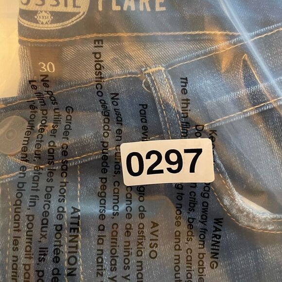 FOSSIL Long Live Vintage Flare Jeans Women’s Size 30 | Made in USA - Picture 13 of 13
